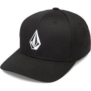 Mens flexfit baseball cap fitted hat structured stretch twill with embroidered l